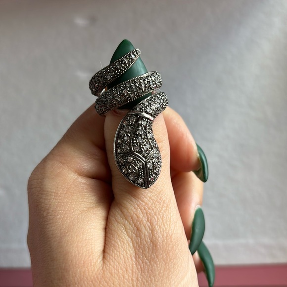 Diamond Snake Ring - Picture 1 of 5